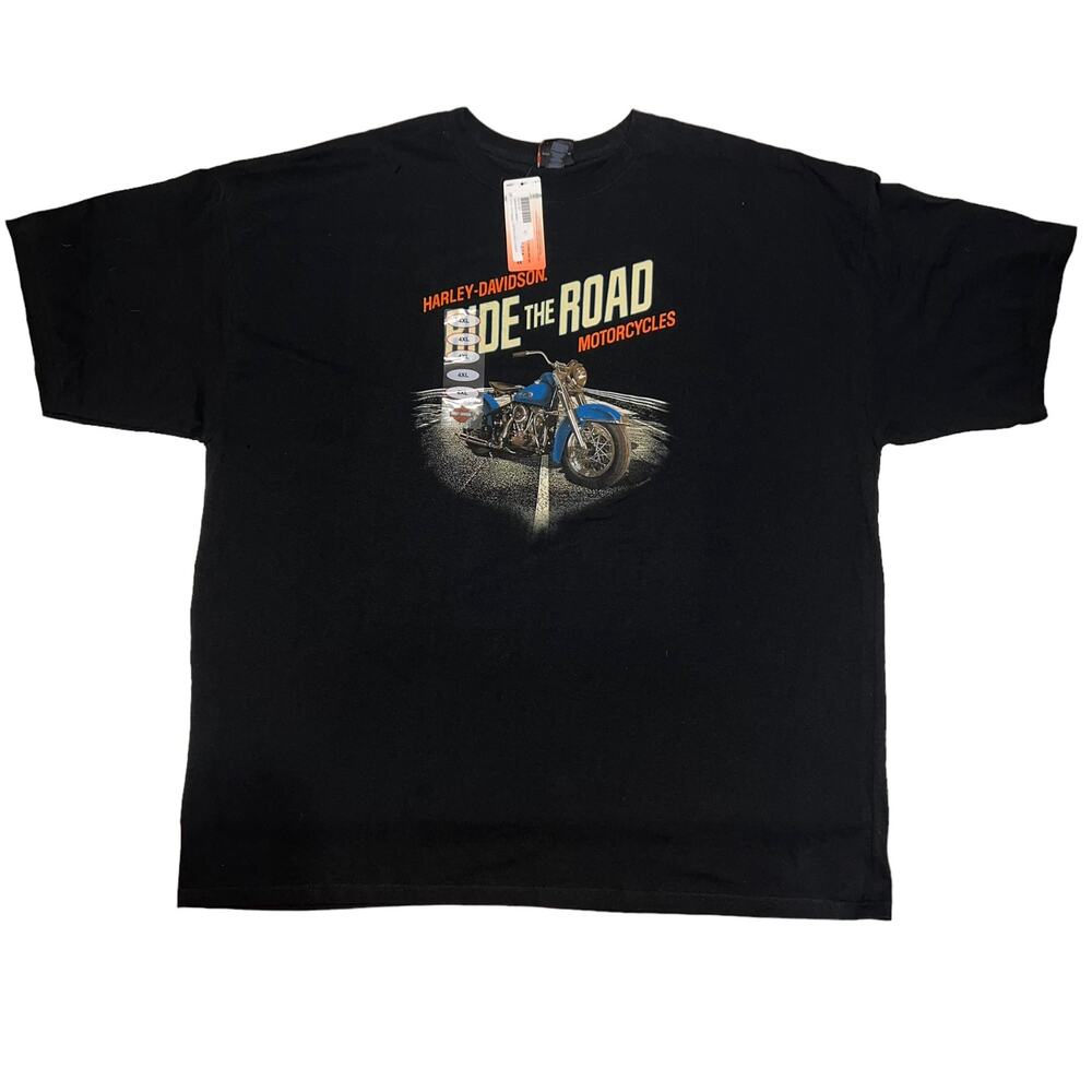 Fort Bragg Harley-Davidson Fayetteville, NC Short Sleeve Black Tee Shirt 4X NWT - Picture 2 of 7